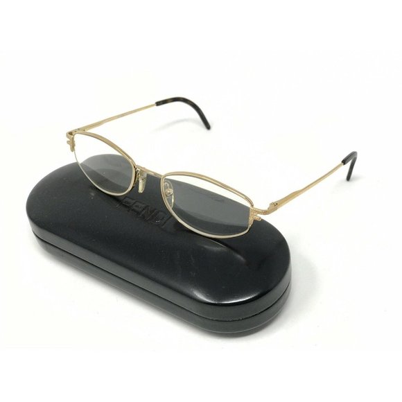 FENDI Eyeglasses F556 Gold Color F 556 Diamond Beauty 51 [] 18 - 130 - Picture 7 of 12